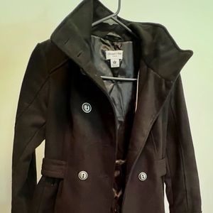 BLACK COAT (Celebrity Pink) — Perfect condition!